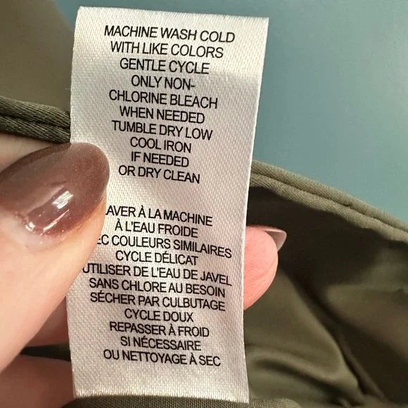 Olive Green INDUSTRY Bomber Jacket - Picture 5 of 6